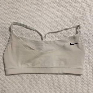 White Nike Sports Bra